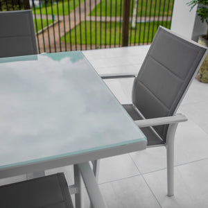 best-outdoor-furniture-Margot - Coast Moon - 7pce Outdoor Dining Set (180cm) White Grey