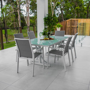 best-outdoor-furniture-Margot - Coast Moon - 7pce Outdoor Dining Set (180cm) White Grey
