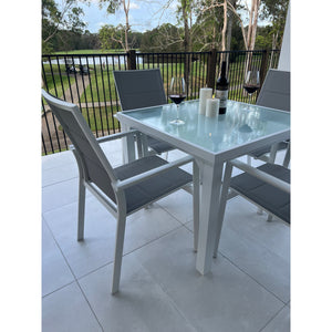 best-outdoor-furniture-Margot - Hudson - 5pce Outdoor dining Set (90cm) White/Grey