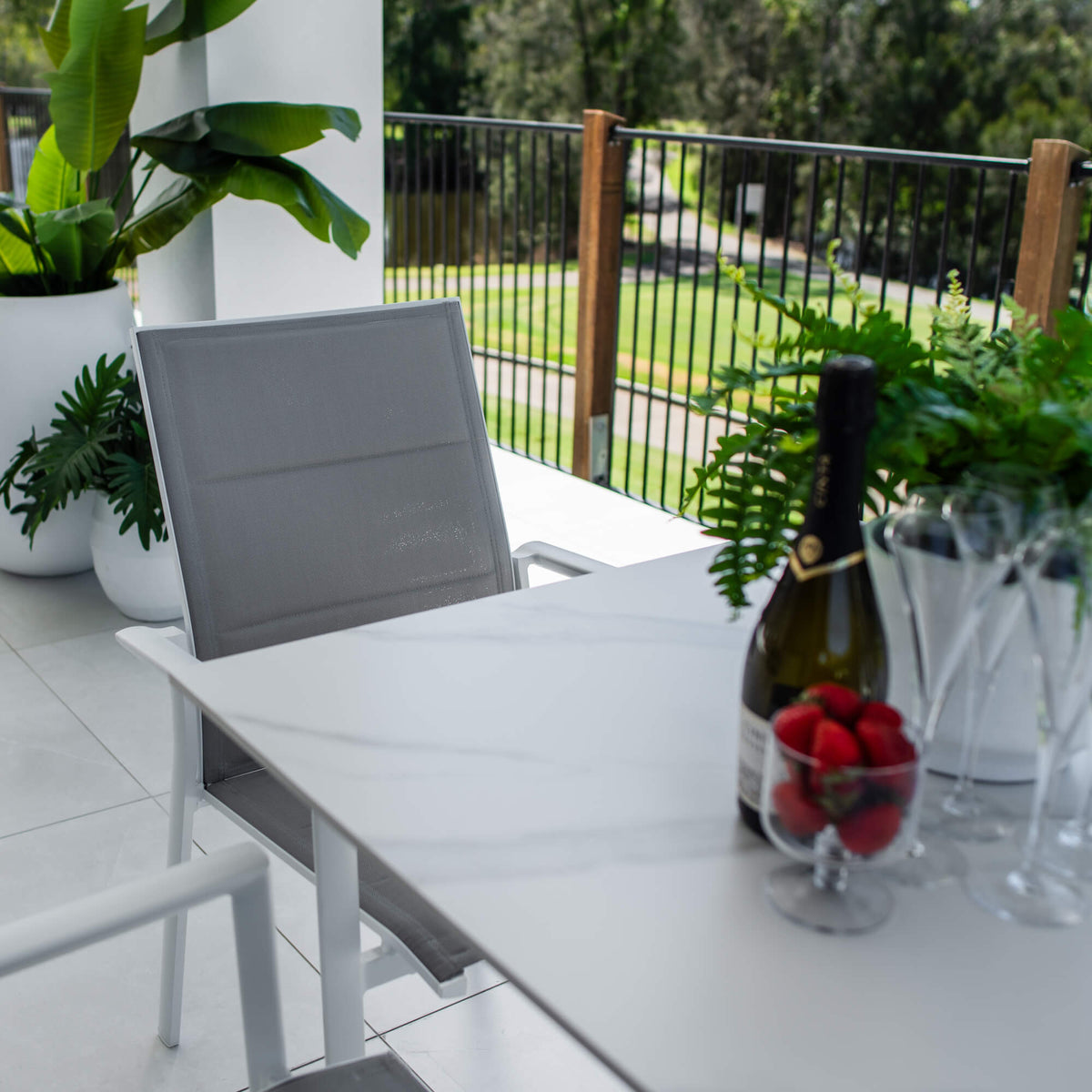Margot Lennox - 5pce (80x80) - Outdoor Bistro Set