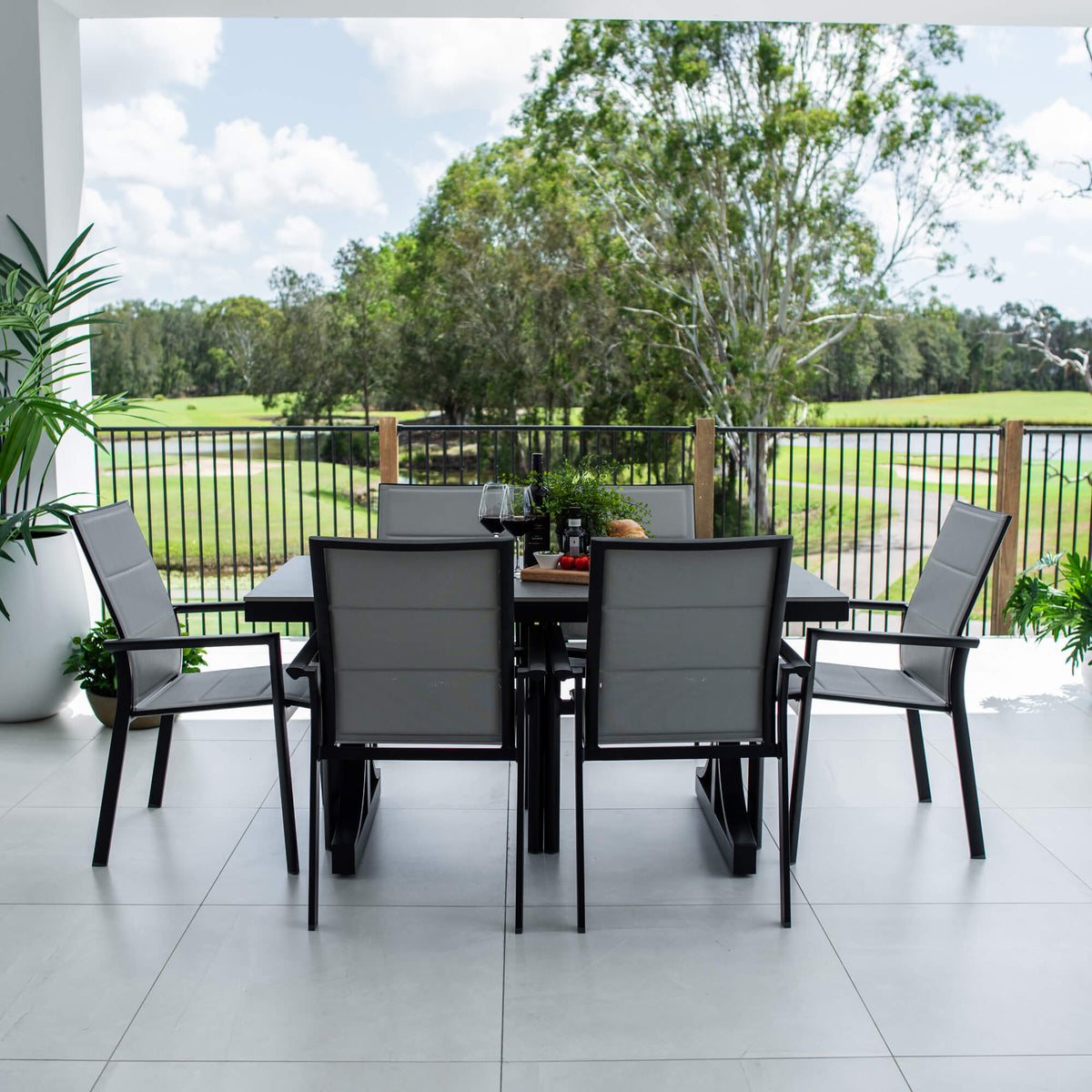 best-outdoor-furniture-Margot Malibu - 7pce (150x80) - Outdoor Dining Set #color_BLACK