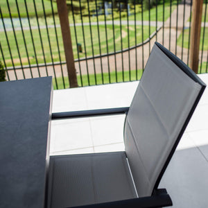 best-outdoor-furniture-Margot Malibu - 7pce (180x100) - Outdoor Dining Set #color_BLACK