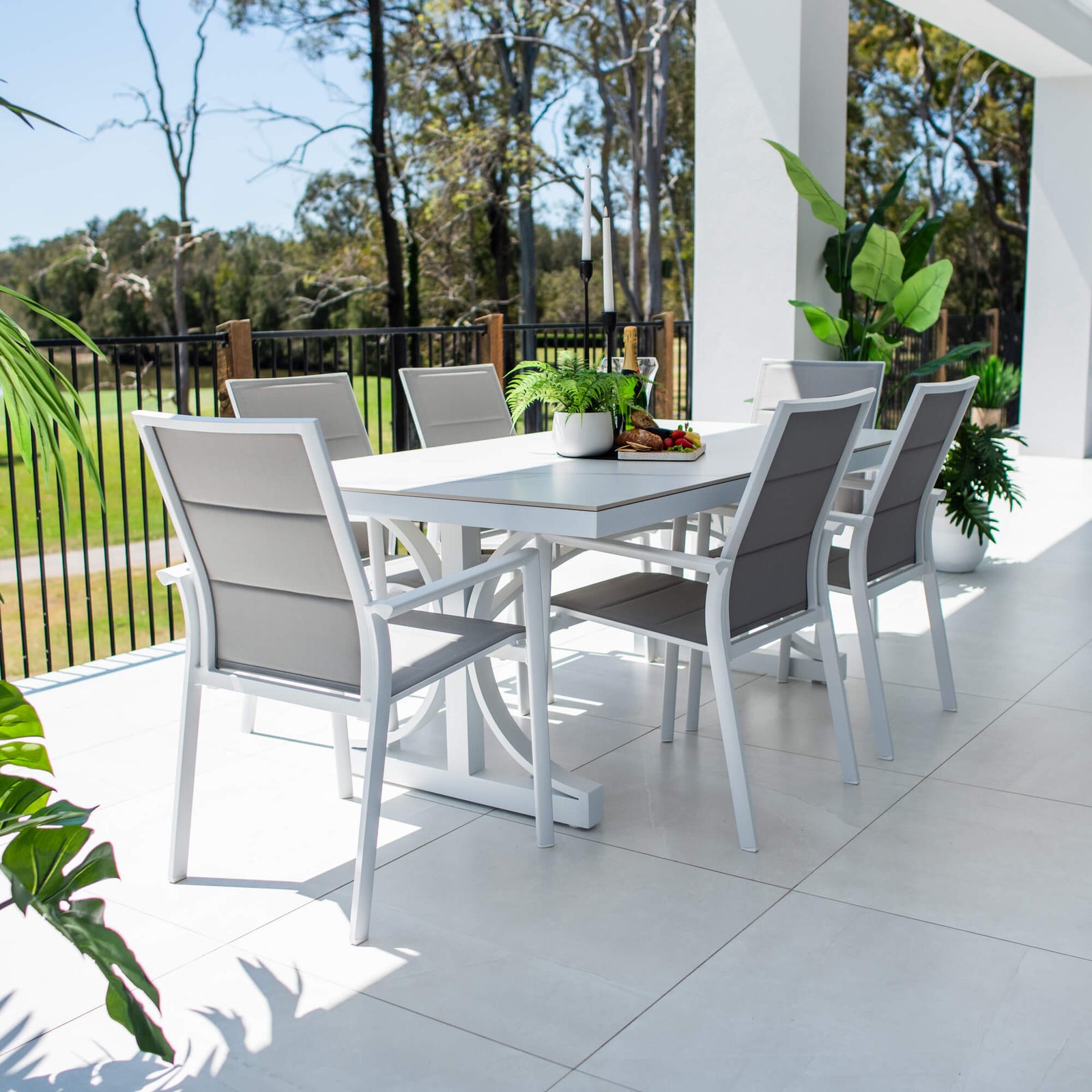 best-outdoor-furniture-Margot Malibu - 7pce (180x100) - Outdoor Dining Set #color_WHITE
