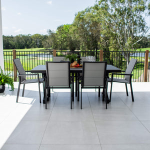 best-outdoor-furniture-Margot Malibu - 7pce (180x100) - Outdoor Dining Set #color_BLACK