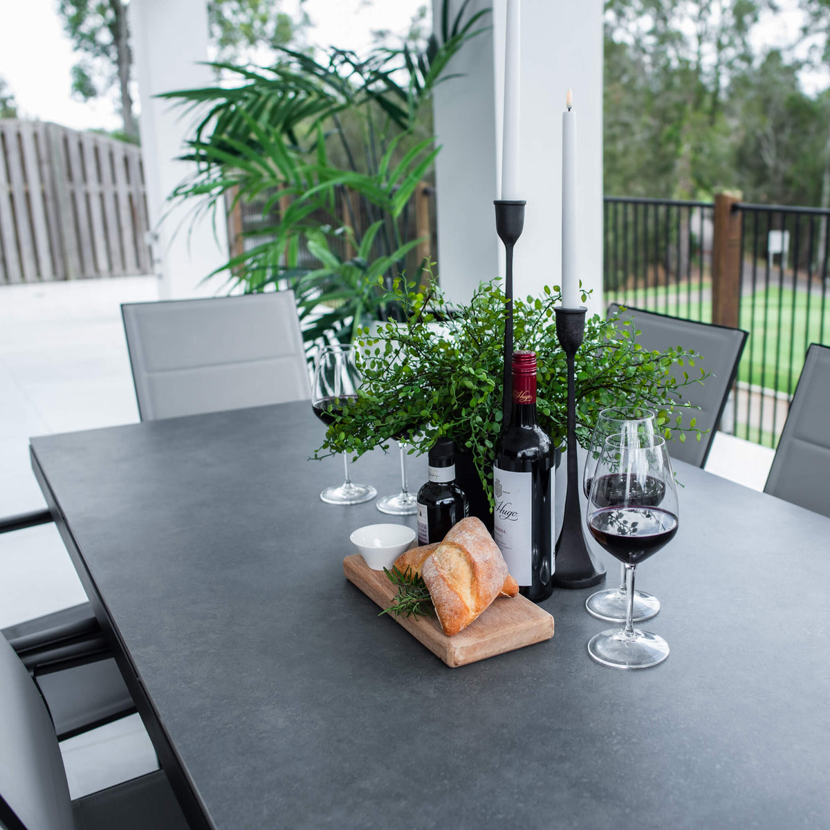 best-outdoor-furniture-Margot Malibu - 9pce (215x100) - Outdoor Dining Set #color_BLACK