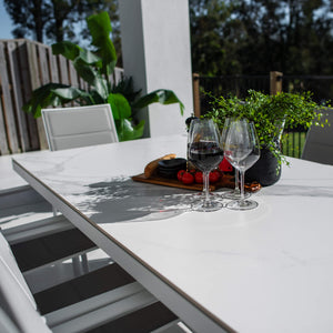best-outdoor-furniture-Margot Malibu - 9pce (215x100) - Outdoor Dining Set #color_WHITE