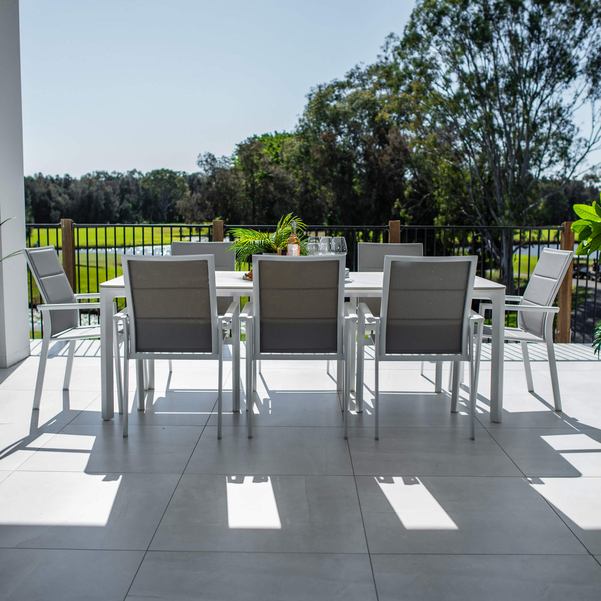 best-outdoor-furniture-Margot York - 9pce (220x100) - Outdoor Dining Set #color_WHITE-GREY