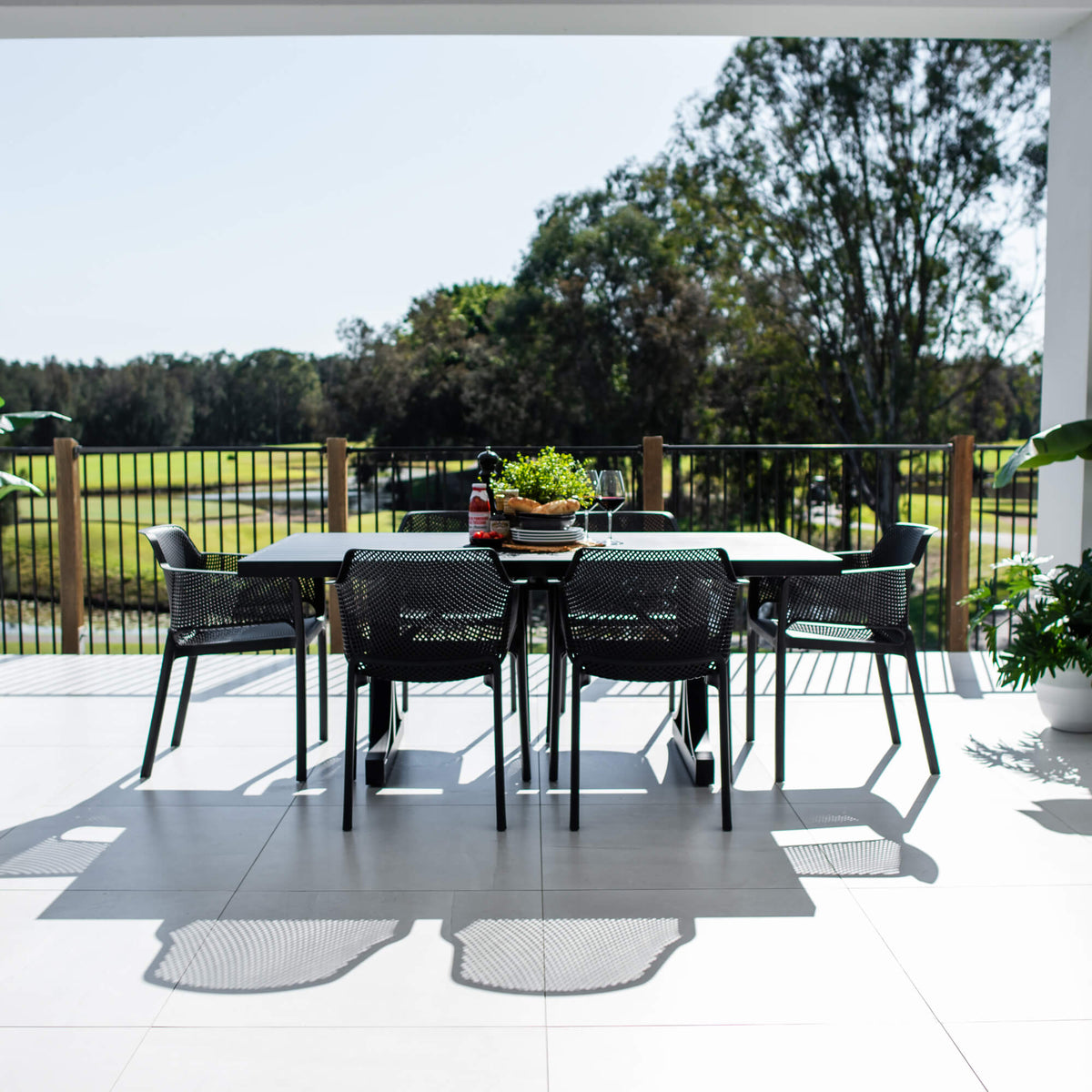 best-outdoor-furniture-Nero Bergen - 7pce (180x100) - Outdoor Dining Set #color_BLACK