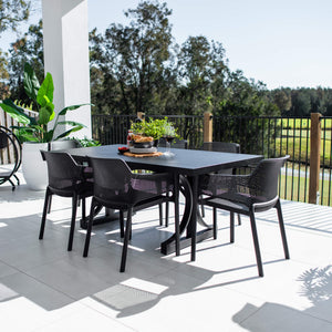 best-outdoor-furniture-Nero Bergen - 7pce (180x100) - Outdoor Dining Set #color_BLACK