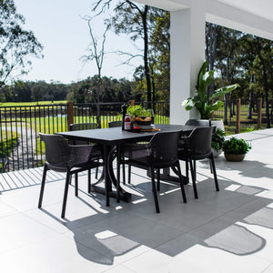 best-outdoor-furniture-Nero Bergen - 7pce (180x100) - Outdoor Dining Set #color_BLACK