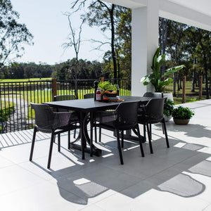 best-outdoor-furniture-Nero Bergen - 7pce (180x100) - Outdoor Dining Set #color_BLACK