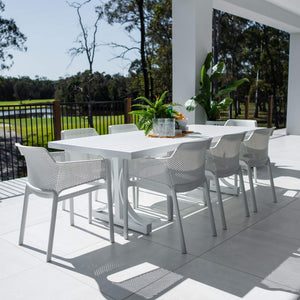 best-outdoor-furniture-Nero Bergen - 9pce (220x100) - Outdoor Dining Set #color_WHITE