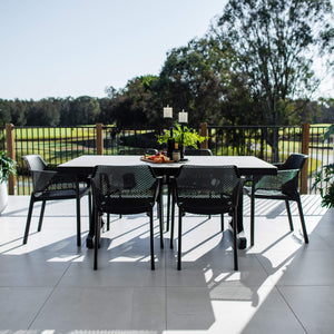 best-outdoor-furniture-Nero Ceramic - 7pce (180x100) - Outdoor Dining Set #color_BLACK