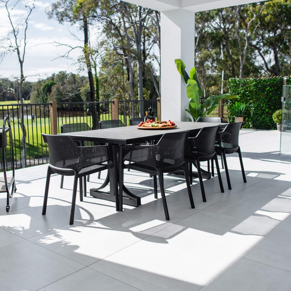 best-outdoor-furniture-Nero Chester Moon - 9pce (215x100) - Outdoor Dining Set #color_BLACK