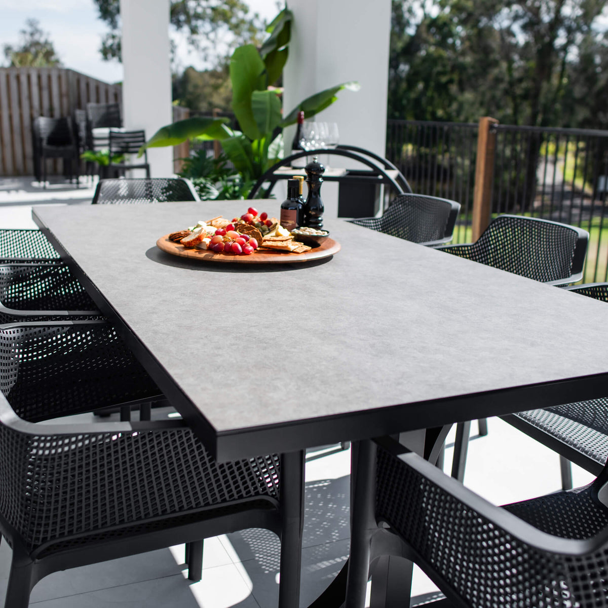 best-outdoor-furniture-Nero Chester Moon - 9pce (215x100) - Outdoor Dining Set #color_BLACK