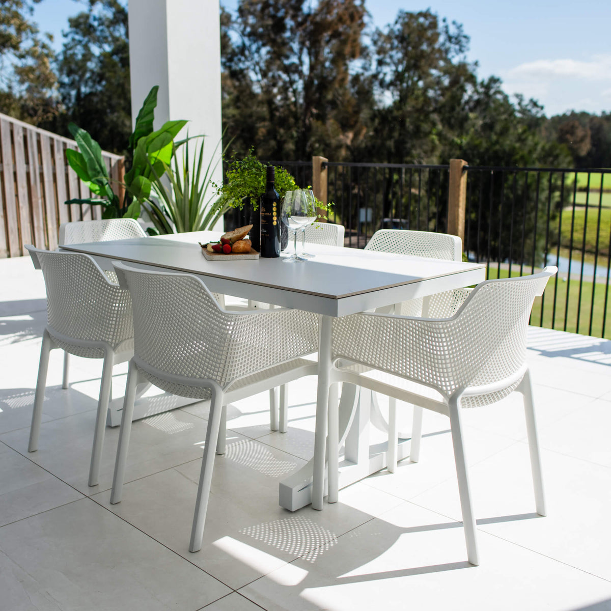 best-outdoor-furniture-Nero Malibu - 7pce (150x80) - Outdoor Dining Set#color_WHITE
