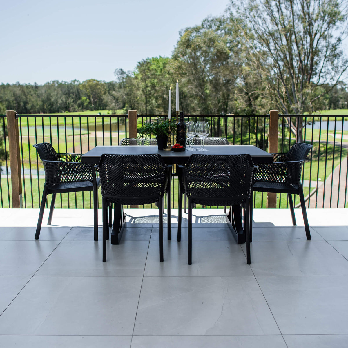 best-outdoor-furniture-Nero Malibu - 7pce (150x80) - Outdoor Dining Set#color_BLACK