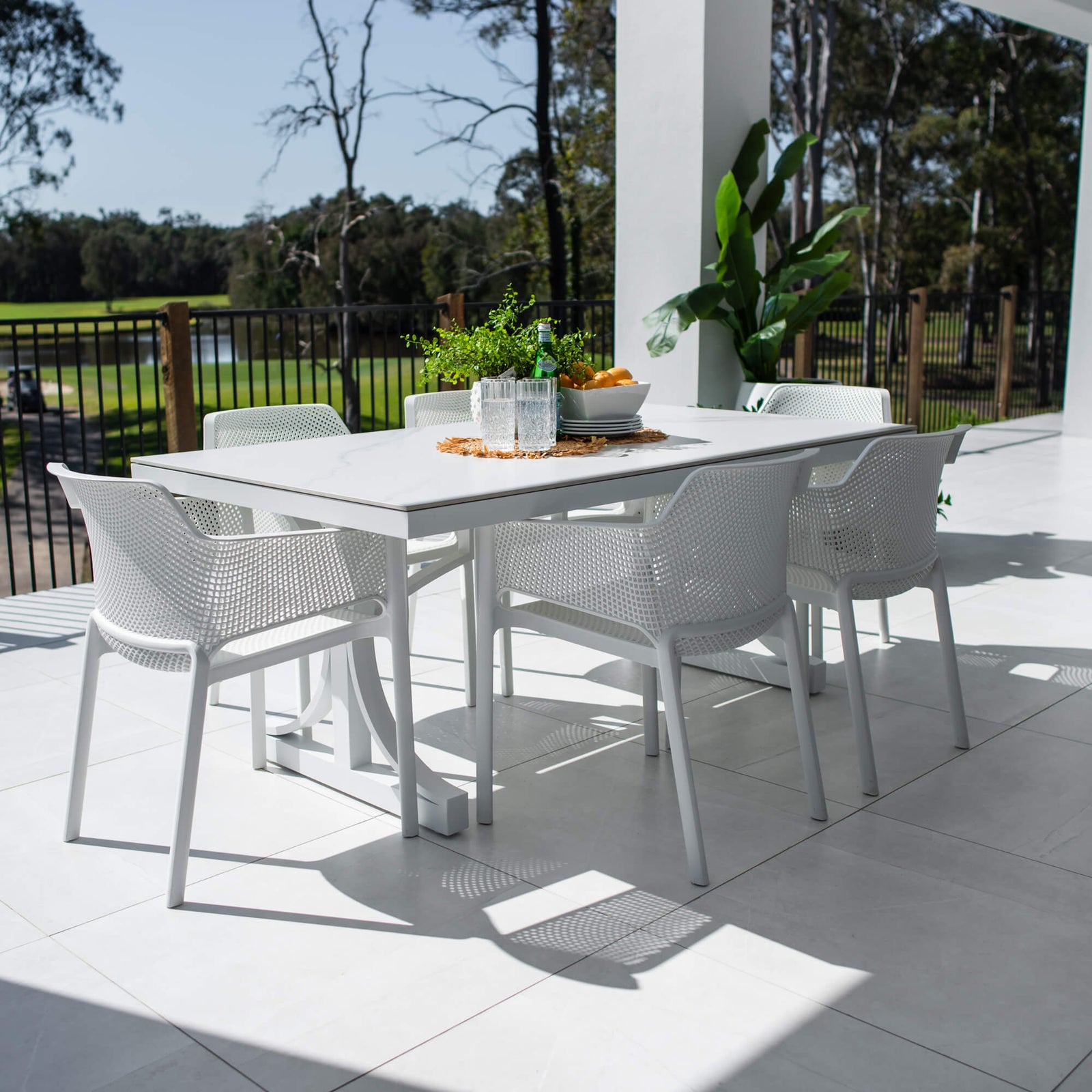 best-outdoor-furniture-Nero Malibu - 7pce (180x100) - Outdoor Dining Set #color_WHITE