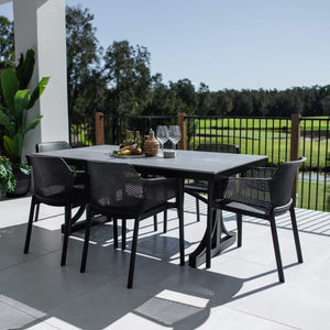 best-outdoor-furniture-Nero Malibu - 7pce (180x100) - Outdoor Dining Set #color_BLACK
