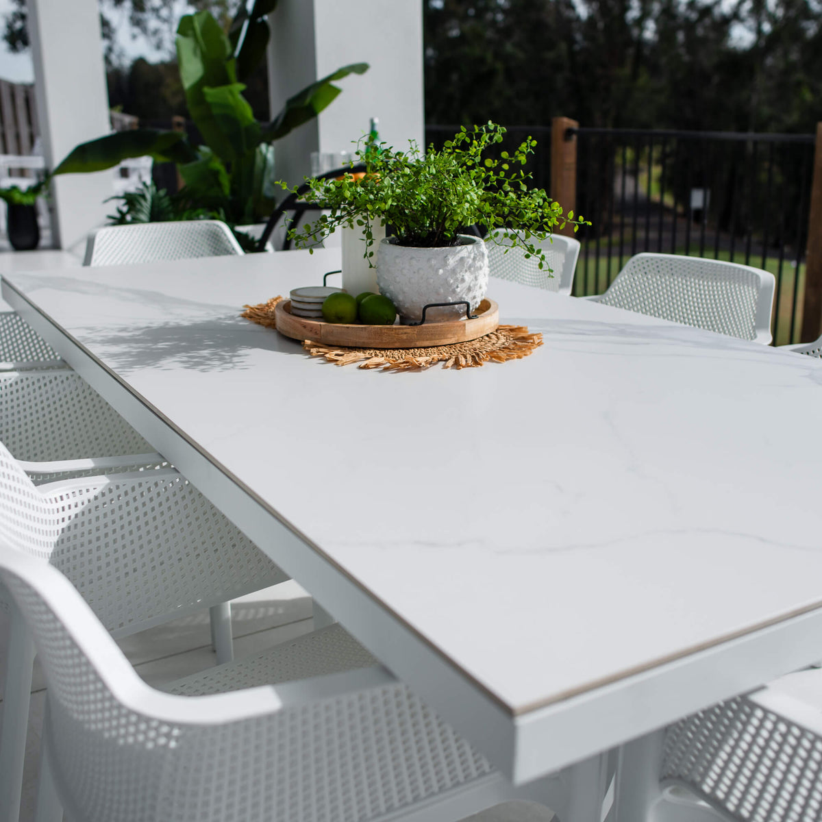 best-outdoor-furniture-Nero Malibu - 9pce (215x100) - Outdoor Dining Set #color_WHITE