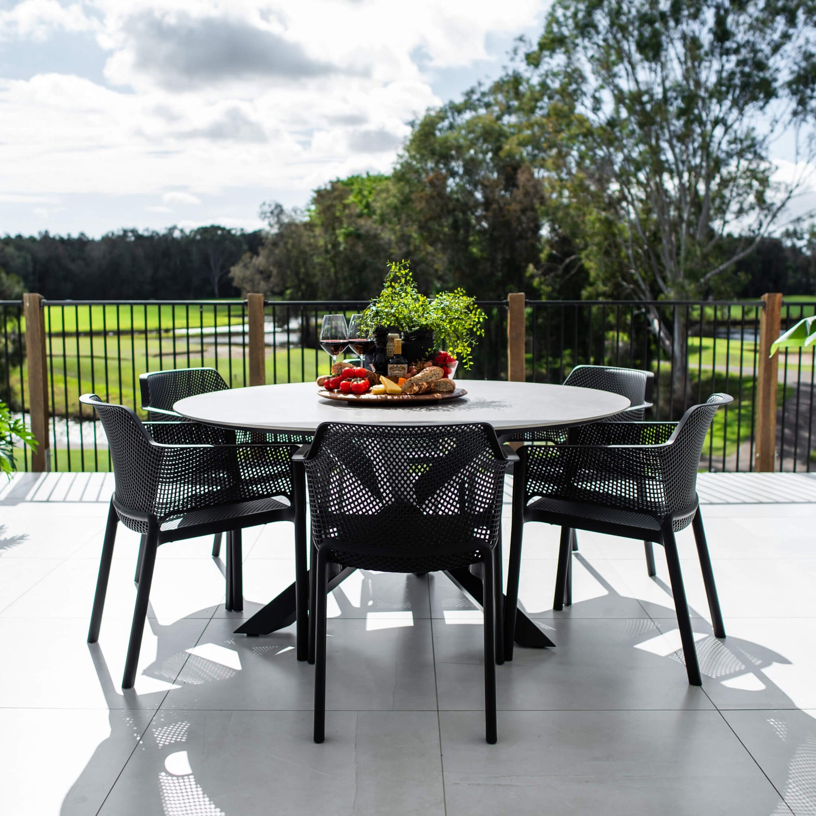 best-outdoor-furniture-Nero Malibu Round - 7pce (150x150) - Outdoor Dining Set #color_BLACK