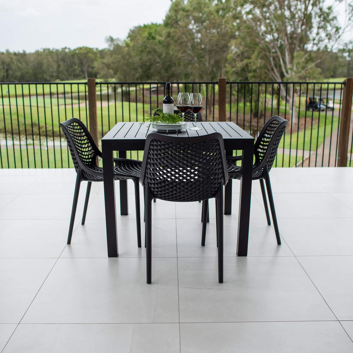 best-outdoor-furniture-Roma- Aria - 5pce (90x90) - Outdoor Dining Set#color_BLACK 