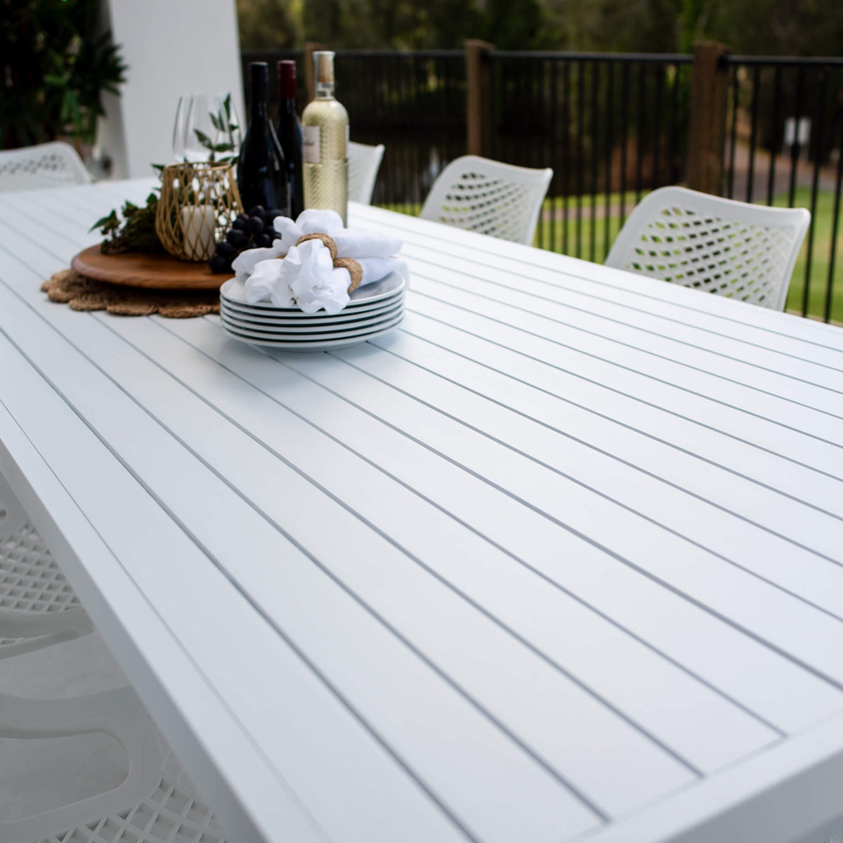 best-outdoor-furniture-Roma Bergen - 11pce (280x100) - Outdoor Dining Set #color_WHITE