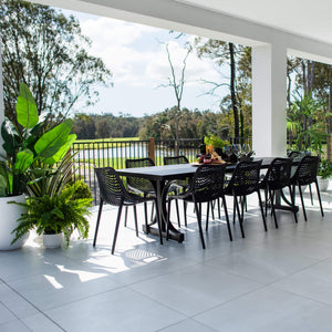 best-outdoor-furniture-Roma Bergen - 11pce (280x100) - Outdoor Dining Set #color_BLACK