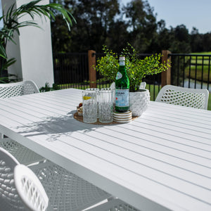 best-outdoor-furniture-Roma - Bergen Moon Slat - 9pce Outdoor Dining Set (220x100cm) #color_WHITE