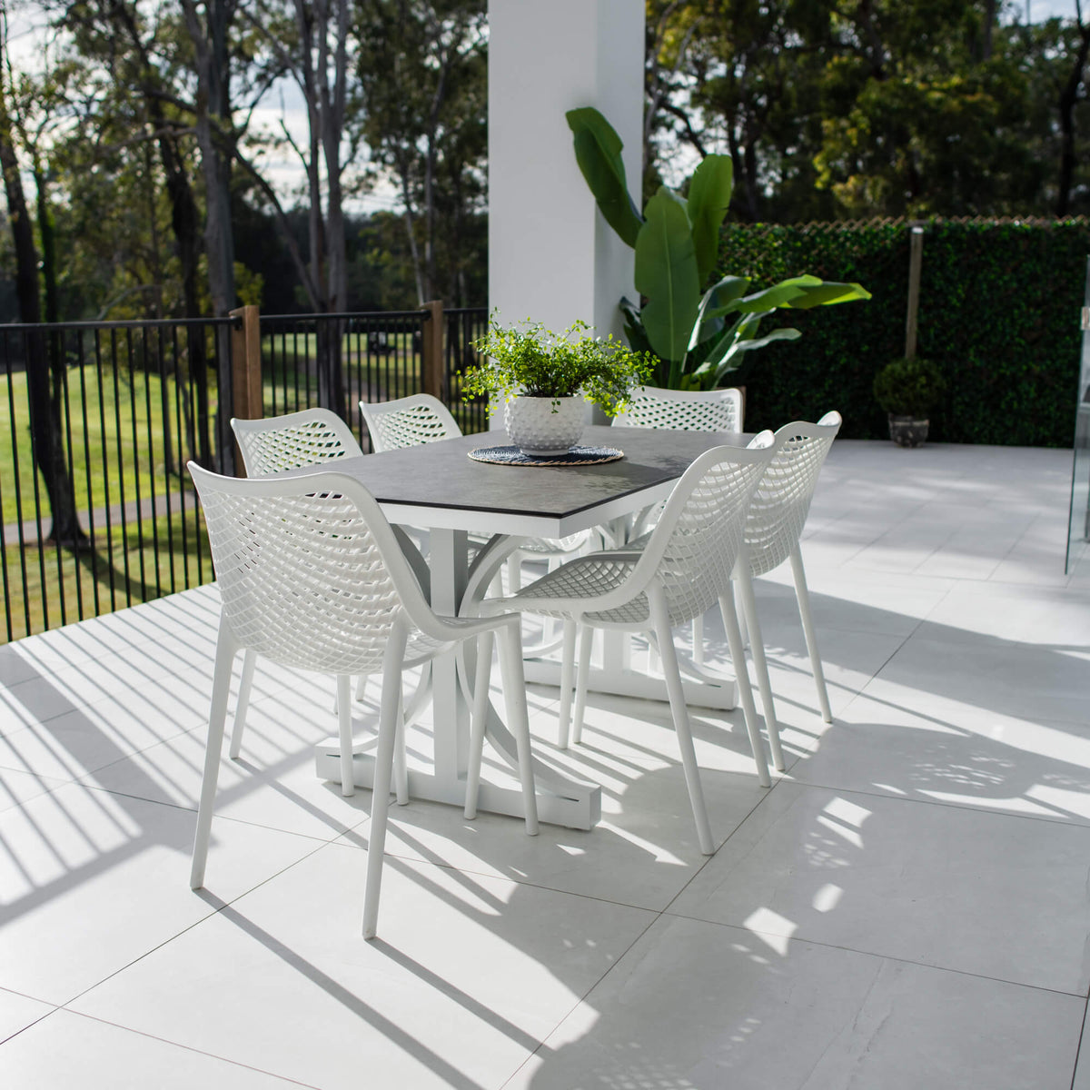 RRoma Chester Moon - 7pce (150x80) - Outdoor Dining Set