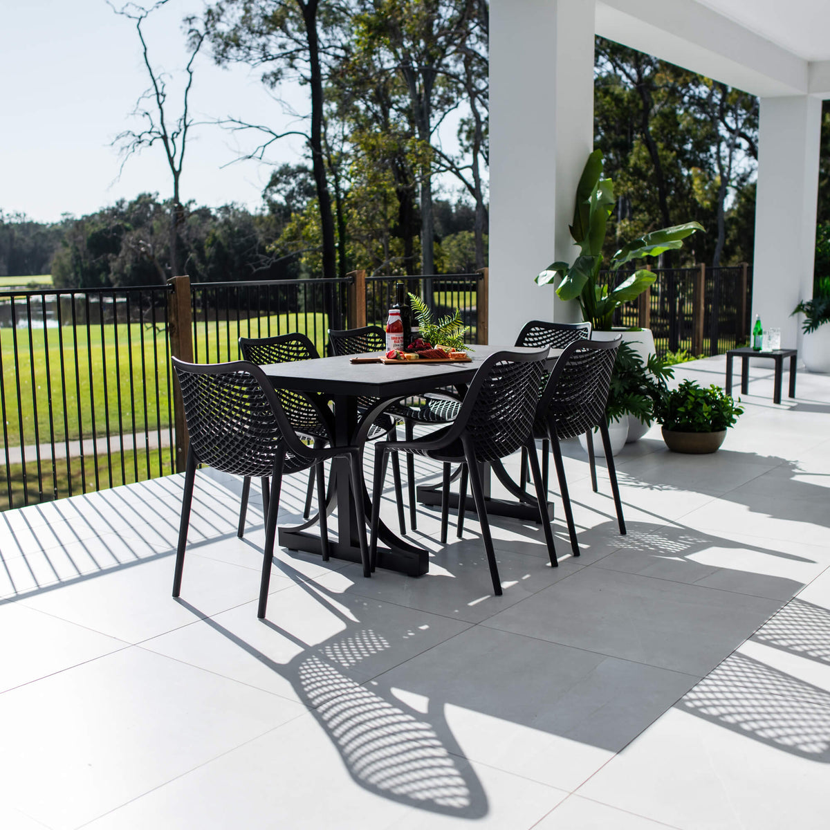 best-outdoor-furniture-Roma Chester Moon - 7pce (150x80) - Outdoor Dining Set #color_BLACK