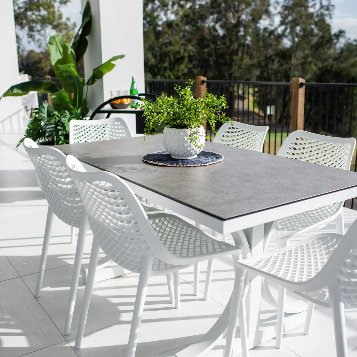 RRoma Chester Moon - 7pce (150x80) - Outdoor Dining Set