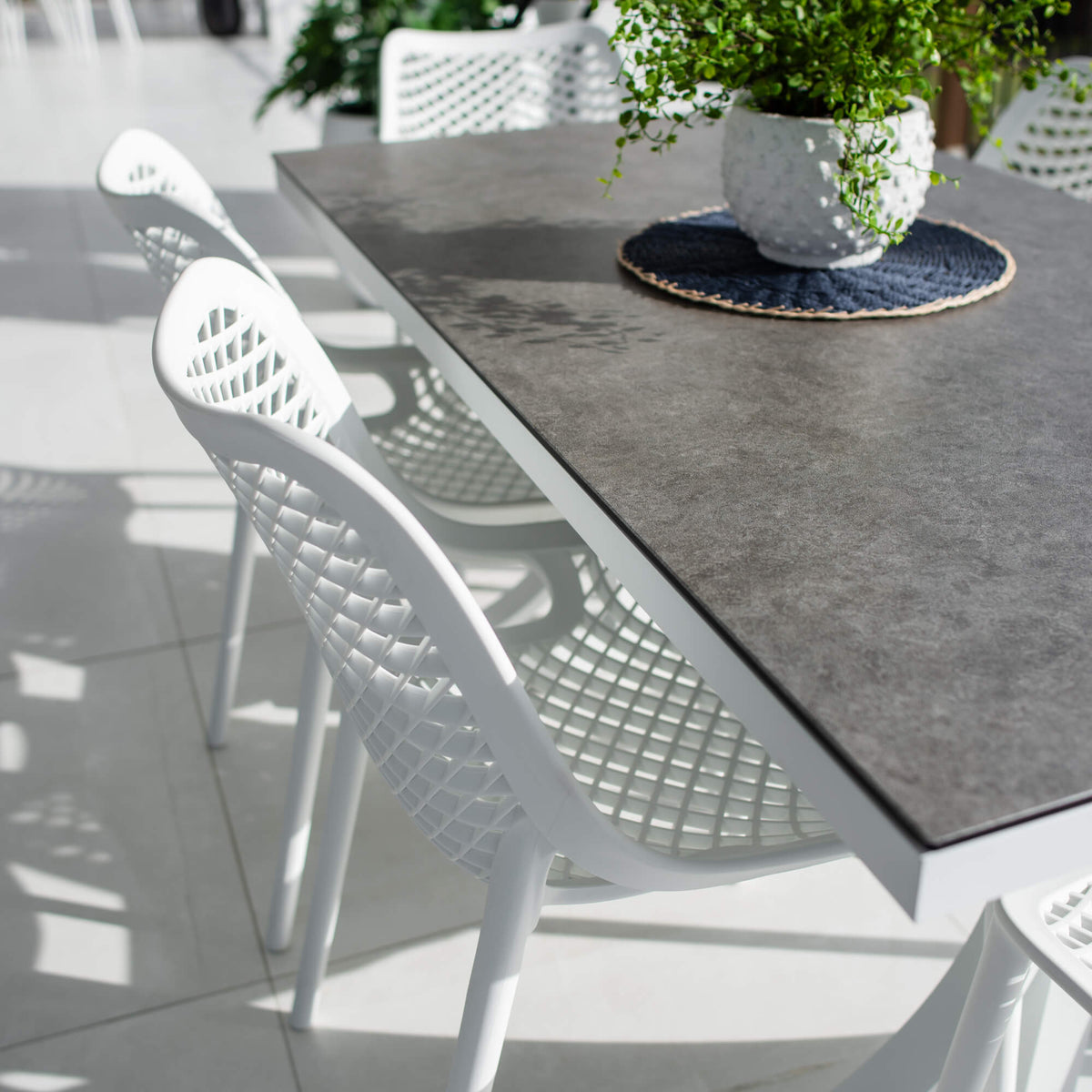 RRoma Chester Moon - 7pce (150x80) - Outdoor Dining Set