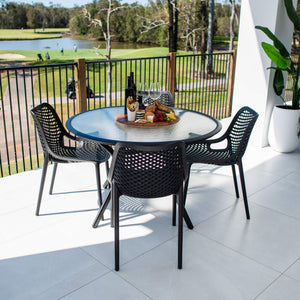 best-outdoor-furniture-Roma Coventry - 5pce (120x120) - Outdoor Dining Set #color_BLACK