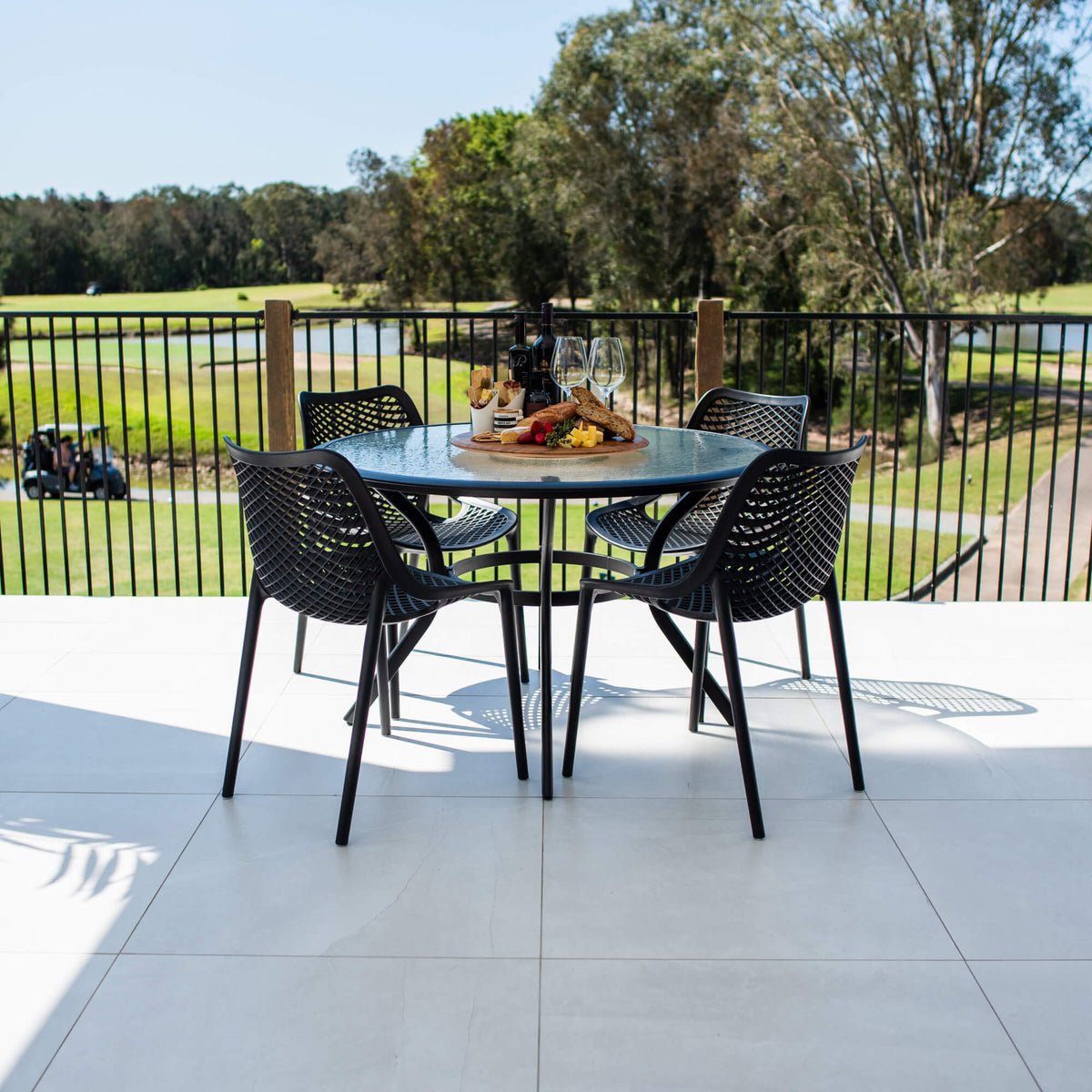 best-outdoor-furniture-Roma Coventry - 5pce (120x120) - Outdoor Dining Set #color_BLACK
