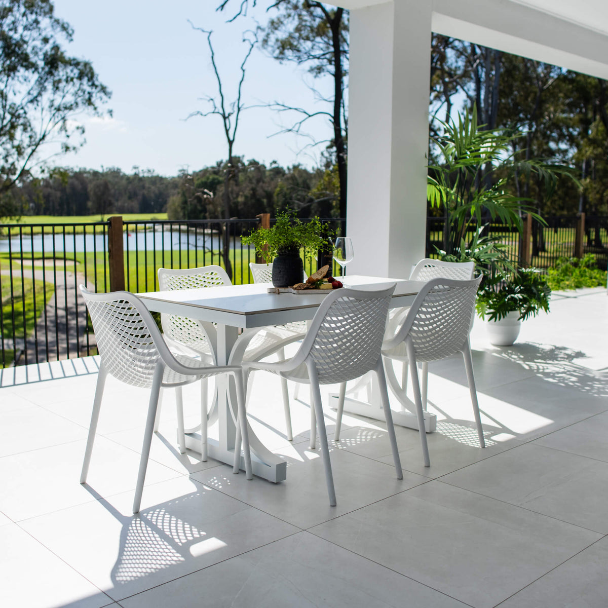 best-outdoor-furniture-Roma Malibu - 7pce (150x80) - Outdoor Dining Set #color_WHITE