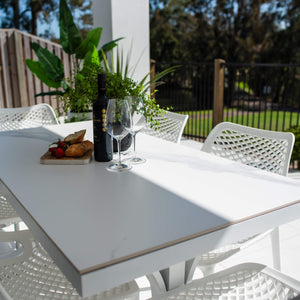 best-outdoor-furniture-Roma Malibu - 7pce (150x80) - Outdoor Dining Set #color_WHITE