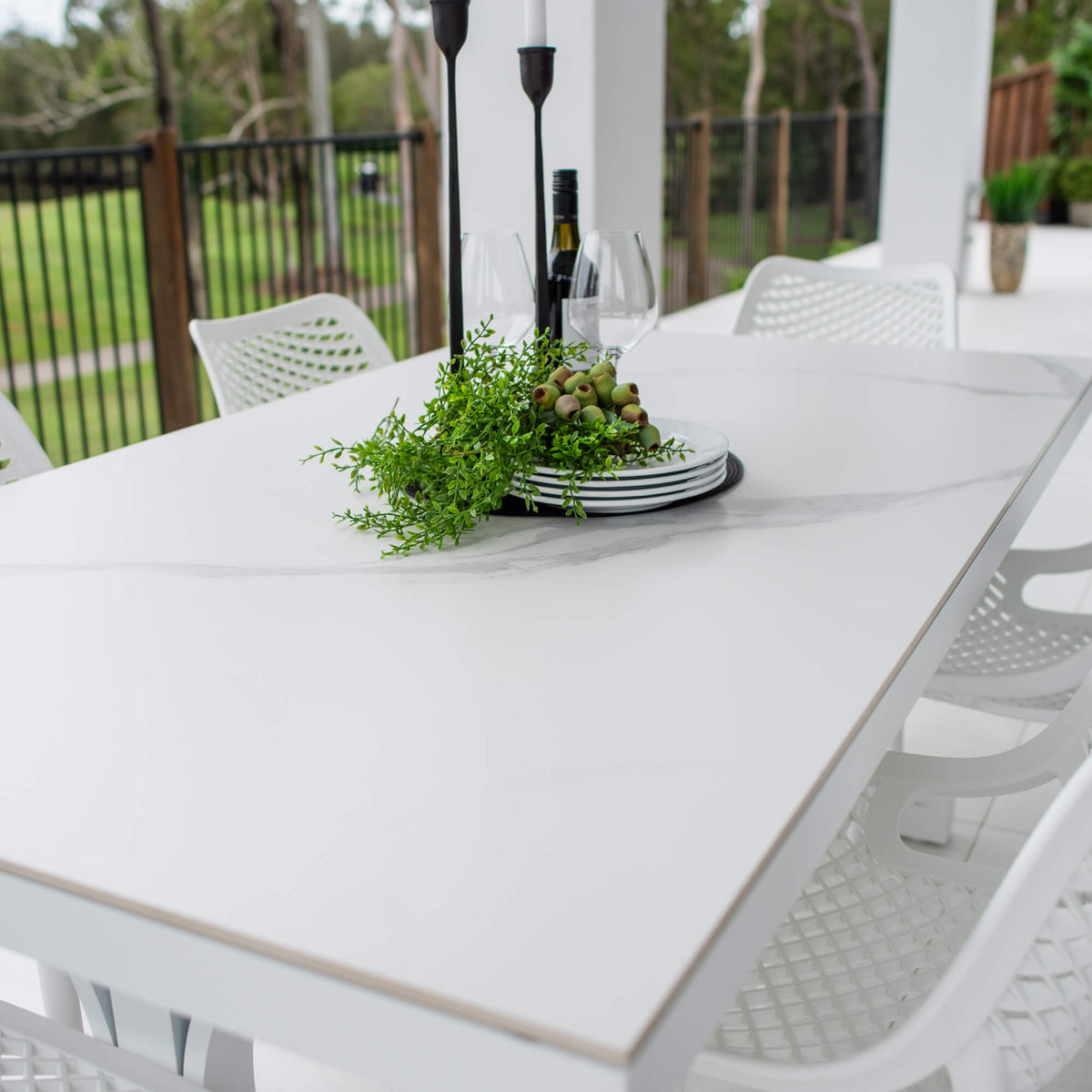best-outdoor-furniture-Roma Malibu - 7pce (180x100) - Outdoor Dining Set #color_WHITE