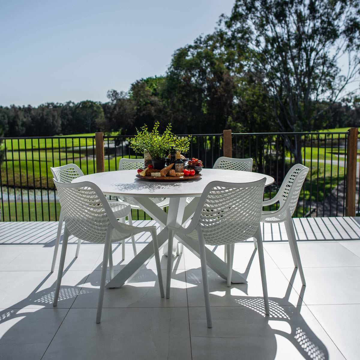 best-outdoor-furniture-Roma Malibu Round - 7pce (150x150) - Outdoor Dining Set #color_WHITE