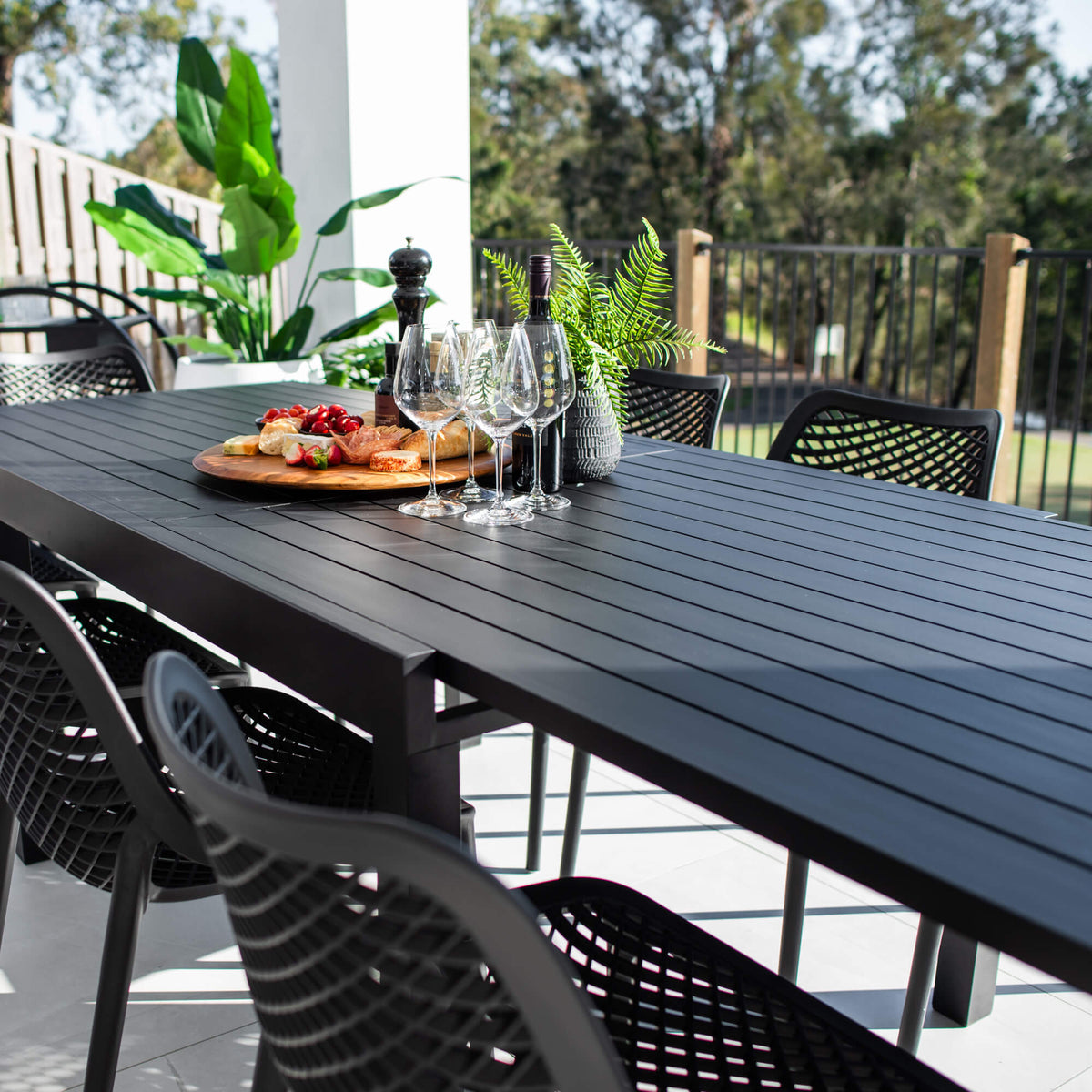 best-outdoor-furniture-Roma Nara Extension - 11pce (270x102) - Outdoor Dining Set #color_BLACK