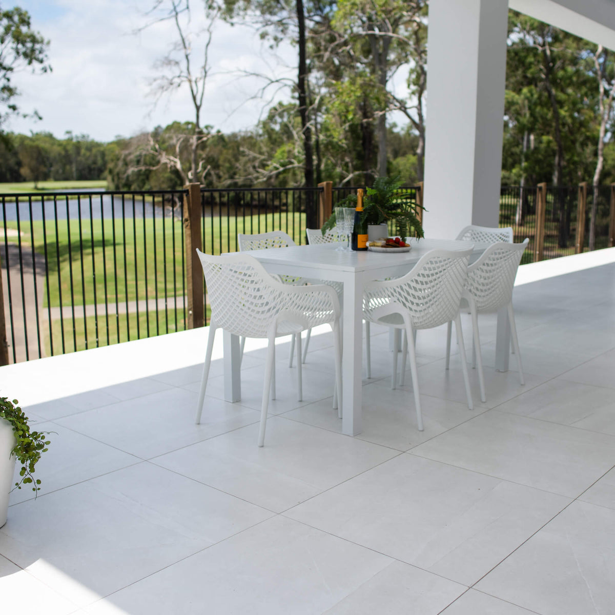 best-outdoor-furniture-Roma XL Aria - 7pce (150x80) - Outdoor Dining Set #color_WHITE