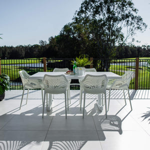 best-outdoor-furniture-Roma XL - Bergen Moon Slat - 7pce Outdoor Dining Set (180cm) #color_WHITE