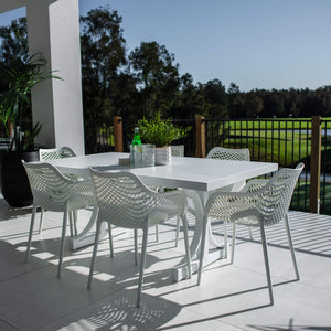 best-outdoor-furniture-Roma XL - Bergen Moon Slat - 7pce Outdoor Dining Set (180cm) #color_WHITE