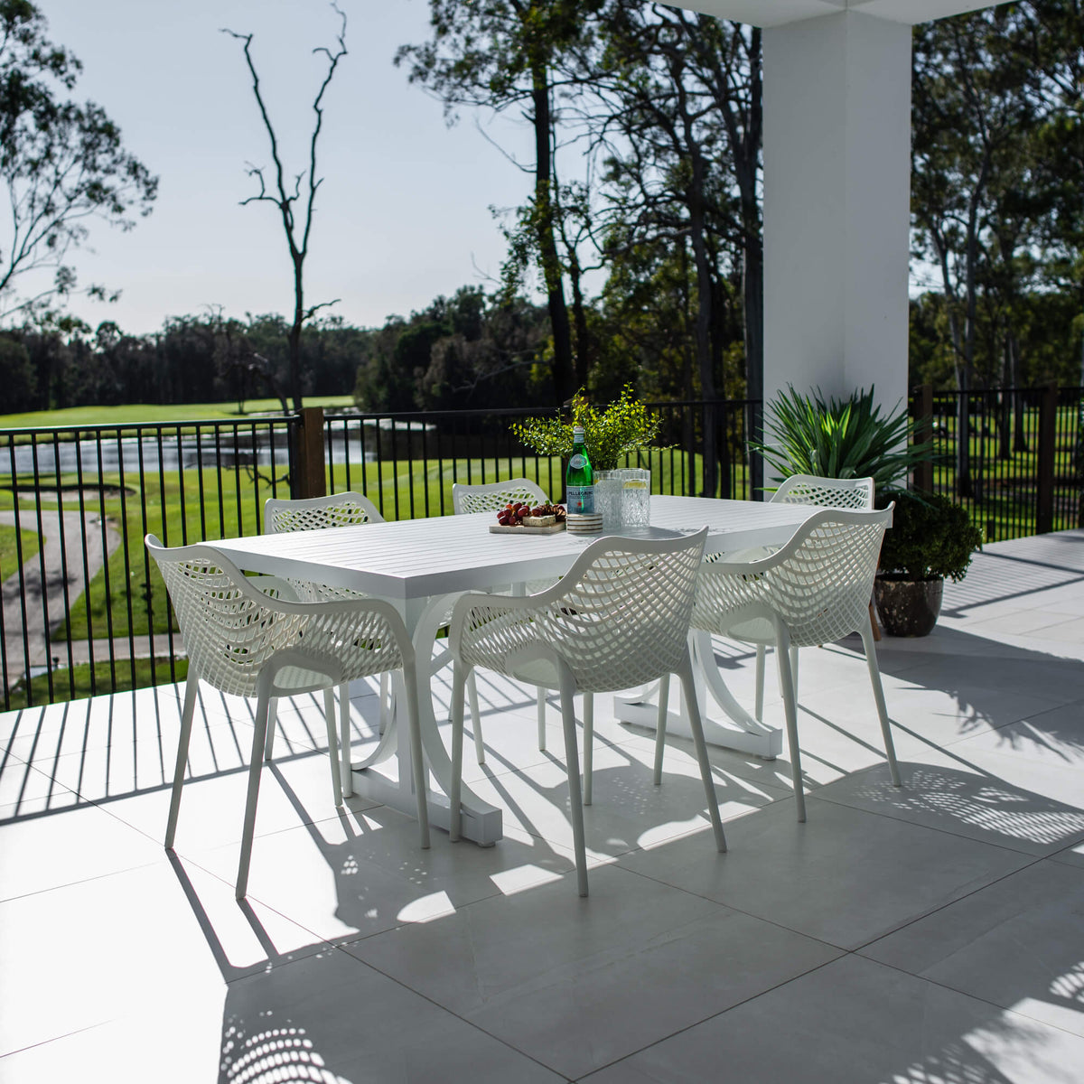 best-outdoor-furniture-Roma XL - Bergen Moon Slat - 7pce Outdoor Dining Set (180cm) #color_WHITE