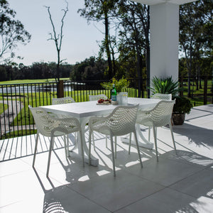 best-outdoor-furniture-Roma XL - Bergen Moon Slat - 7pce Outdoor Dining Set (180cm) #color_WHITE