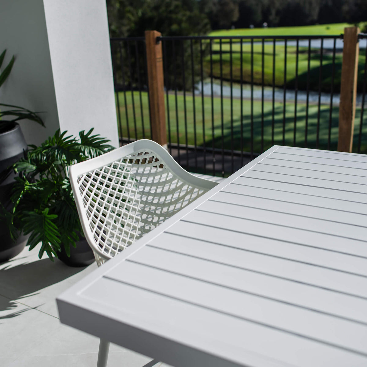 best-outdoor-furniture-Roma XL - Bergen Moon Slat - 7pce Outdoor Dining Set (180cm) #color_WHITE