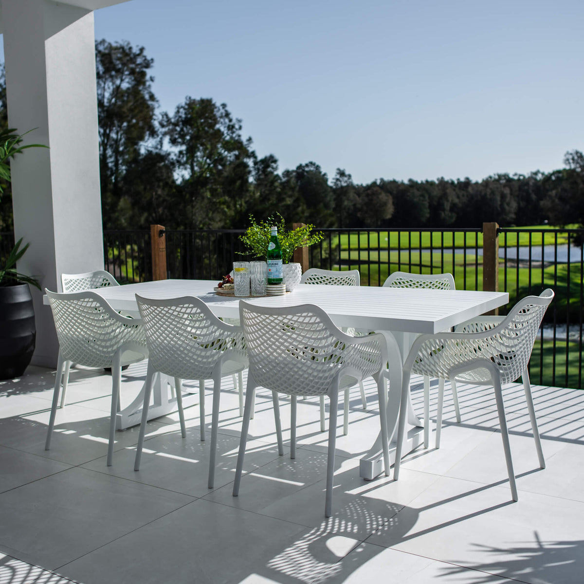 best-outdoor-furniture-Roma XL - Bergen Moon Slat - 9pce Outdoor Dining Set (220x100cm) #color_WHITE