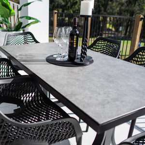 best-outdoor-furniture-Roma XL Chester Moon - 7pce (150x80) - Outdoor Dining Set #color_BLACK