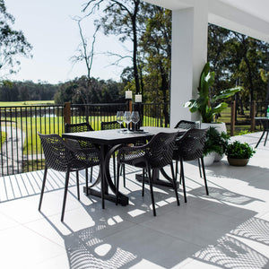 best-outdoor-furniture-Roma XL Chester Moon - 7pce (150x80) - Outdoor Dining Set #color_BLACK