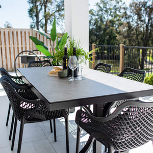 best-outdoor-furniture-Roma XL Chester Moon - 7pce (180x100) - Outdoor Dining Set #color_BLACK